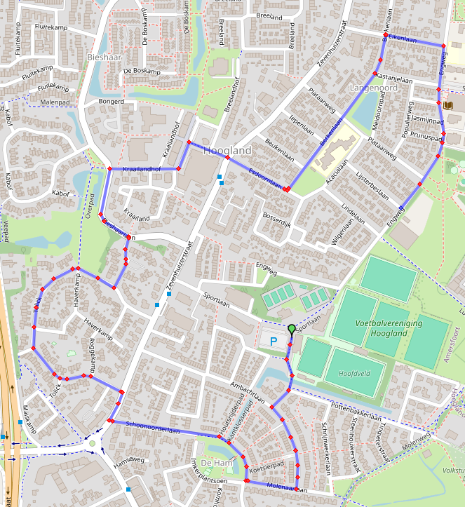 Route Koningsdag 2025